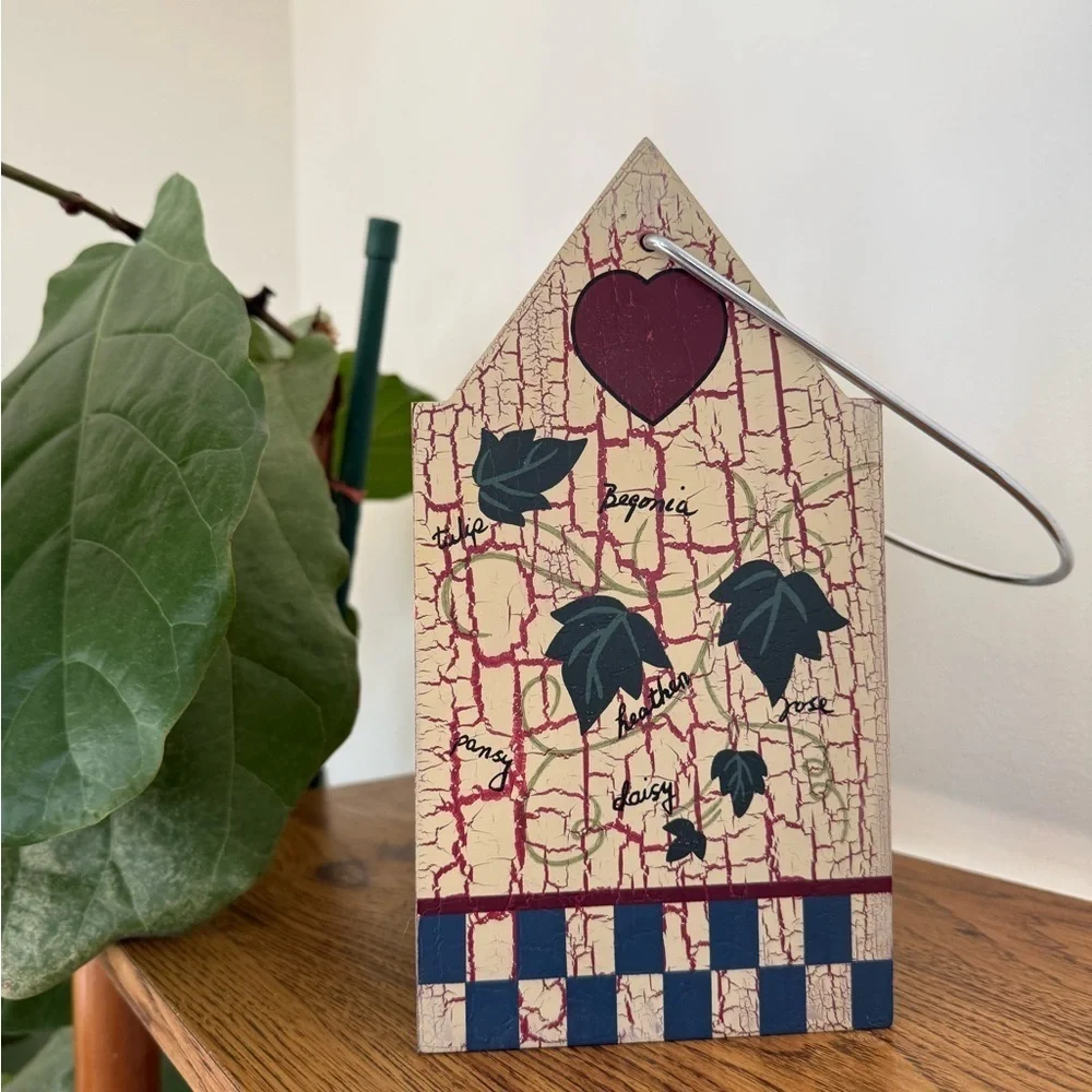 Home Interiors & Gifts Painted Basket Decor